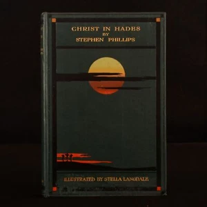 1917 Christ in Hades Stephen Philips Stella Langdale Dustwrapper C Lewis Hind - Imagen 1 de 6