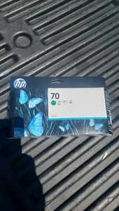 HP 70 Green Ink C9457A New 130ML Genuine Z3200 Z3100 Date: 03/2014 - Picture 1 of 2