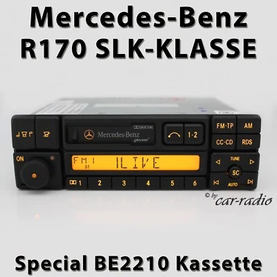 Radio cassette original Mercedes R170 Special BE2210 Becker clase SLK RDS Foto 1 de 4
