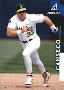 1998 (ATHLETICS) Pinnacle Home Statistics Back #59 Jose Canseco