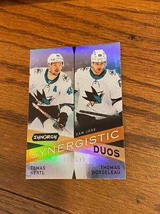 Tomas Hertl / Thomas Bordeleau 2022-23 Upper Deck Synergy/Synergistic Duos/699 - Picture 1 of 2