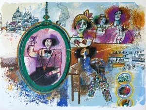 Theo Tobiasse Original Lithograph S/N - Picture 1 of 1