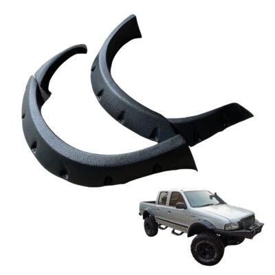 ONLY FRONT Jungle Fender Flares Arches For Ford Ranger Courier PJ Pickup 98-05  - Imagen 1 de 4