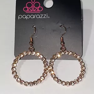 Paparazzi Jewelry Bubblicious Coppertone Fish Hook Earrings - Picture 1 of 4