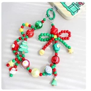 Handmade Mobile Phone Strap Xmas Tree Phone Choker Mobile Phone - Zdjęcie 1 z 5
