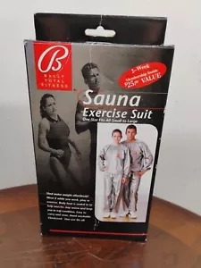 NUEVO STOCK ANTIGUO 1998 Bally Total Fitness SAUNA TRAJE DE EJERCICIO Talla Única Se Adapta a la mayoría - Imagen 1 de 7
