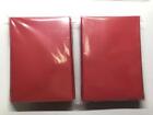 Lenayuyu 12 packs pochettes de carte de protection de pont rouge YuGiOh Vanguard 62 x 89 mm brillant