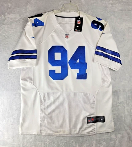 Dallas Cowboys Nike NFL Jersey Mens 2XL White and Blue Demarcus Ware Number 94 Cover