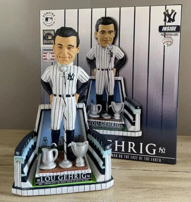 Bobblehead #/444 LOU GEHRIG Leyenda de los Yankees de Nueva York “Luckiest Man Speech” ¡NUEVO EN CAJA! Foto 1 de 4