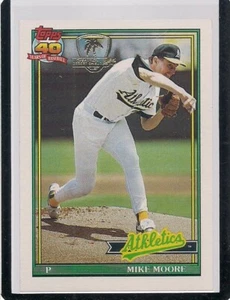 1991 TOPPS DESERT SHIELD MIKE MOORE A'S # 294 - Picture 1 of 2