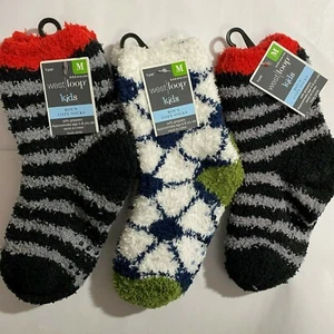 Fuzzy Socks Kids Youth Toddler Size S-M  3-9 Lot Of 3 New Choose Set - Picture 1 of 4