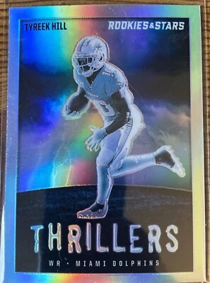 2023 Panini Rookies & Stars - Thrillers Silver Prizm Tyreek Hill Miami Dolphins  - Image 1 of 2