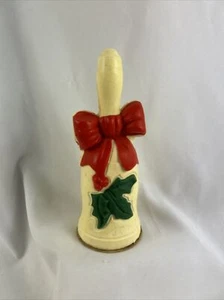 Deodorante Decorativo Mago CAMPANA DI NATALE 1981 Boyle Figura Cera 6"" Arco Rosso - Foto 1 di 7