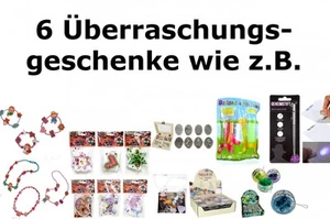 6x Kindergeschenke MÄDCHEN für große Geschenktüten - Mitgebsel - Give Away Kinde - Bild 1 von 1