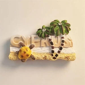 Chipre Mediterráneo Nevera Imán Nevera Pegatina Hogar Resina Recuerdo Regalo - Imagen 1 de 4