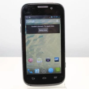 Vintage Classic Phone ZTE AWE (Virgin Mobile) 3G Smartphone N800 Black 8GB - Picture 1 of 4