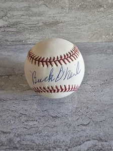 Hall of Fame John Buck O'Neil Signed Official Baseball Kansas City Monarchs - Picture 1 of 3