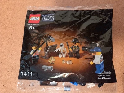 LEGO 1411 Studios: Piratas y Esqueleto Caza del Tesoro edades 6+ Nuevo en Polybag Foto 1 de 4