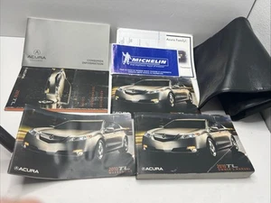 2010 Acura TL Owners Manual W Leather Case & Navigation Manual, Warranties Book - Bild 1 von 5