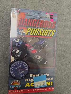 Dangerous Pursuits King World Direct VHS Video Police high speed car chase New - Image 1 of 4