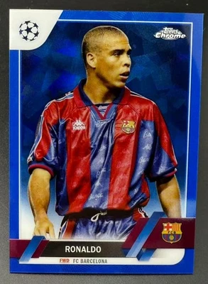 Ronaldo 2022-23 Topps Chrome Sapphire UEFA Image Variation #9 -a - Image 1 of 2