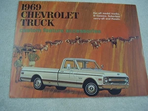 1969 CHEVROLET TRUCK ACCESSORIES BROCHURE FREE POSTAGE - Picture 1 of 5