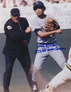 FELIX MILLAN  NEW YORK METS 73 N.L. CHAMPS  ACTION SIGNED 8x10 - Picture 1 of 1