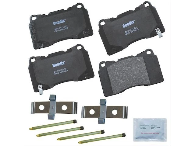 Front Brake Pad Set For 2010, 2013-2016 Hyundai Genesis Coupe 2014 2015 FV418YZ - Image 1 of 1