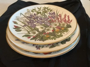 Franklin Mint 1977 Flowers Of The Year England Teller Jan.-April-Juli Lot 3 - Bild 1 von 11