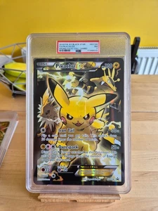 Pikachu EX - XY124 Jumbo - RED & BLUE COLLECTION - LOW POP - PSA 7 Near MINT - Picture 1 of 3