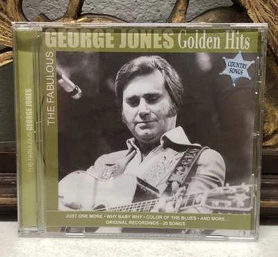 George Jones Golden Hits CD,20 Best of Hits ,Rare CD,Original Recordings  Foto 1 de 4