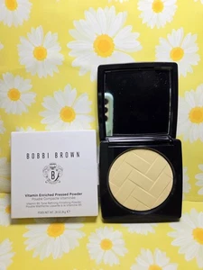 Bobbi Brown Vitamin Enriched Pressed Powder YELLOW - 0.28 oz  Full Size BNIB - Picture 1 of 8