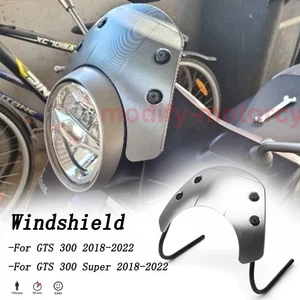 GTS300 Sport Windscreen Windshield Visor For Vespa GTS300 GTS300 Super 2018-2022 - Foto 1 di 16