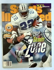 EMMITT SMITH Dallas Cowboys signed autographed SI Sports Illustrated NO LABEL - Picture 1 of 4
