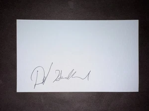 Derek Holland, RANGERS (debut 2009) Tarjeta índice firmada 3x5 (HS) - Imagen 1 de 1
