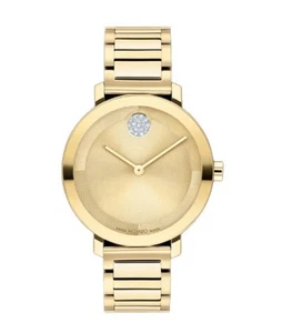 Movado Bold Evolution 2.0 Gold Plated Stainless Steel 34mm Uhr 3601237 UVP480€ - Bild 1 von 9