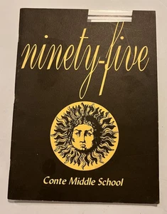 1995 Conte Middle School North Adams Massachusetts Yearbook Annual Vintage Rare - Picture 1 of 9