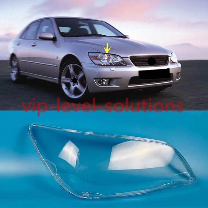 Cubierta transparente de lente de faro lateral derecho + pegamento sellador para Lexus IS 2001-2005 Foto 1 de 4