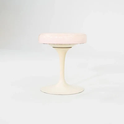1960s Eero Saarinen for Knoll 152 Tulip Swivel Stool with Vinyl Seat - Image 1 of 4