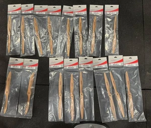 Lot Falcon Propeller Wood Prop NEW Airplane RC Hobby Electric 10x6 10x8 11x4 - Picture 1 of 4