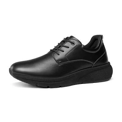 Men's Dress Sneakers Casual Lace Up Oxford Cushioned Walking Shoes Lightweight - Image 1 of 4