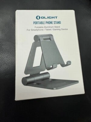 Olight Portable Phone Stand,  Aluminum Phone Holder, Adjustable  New!!! - Image 1 of 2