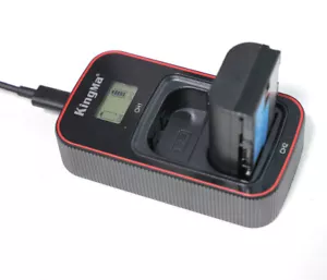 Cargador USB de doble batería para cámara Canon LP-E6NH Canon EOS R5 R6 6D 5D marca III - Imagen 1 de 4
