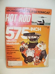 Hot Rod Mag September 1975 Mongoose VS F14 Tomcat 575CI V8 428 Cobra Jet & More - Picture 1 of 4