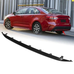 For 2020 2021 Toyota Corolla LE XLE Black Plastic Rear Lower Bumper Molding Trim - Foto 1 di 12