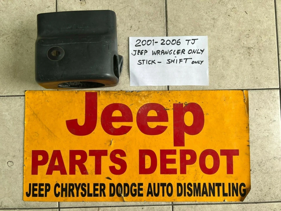 Jeep Wrangler TJ 2001-2006 cubierta del volante palanca de cambios columna OEM  Foto 1 de 4