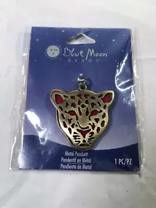 Blue Moon Beads - Metal Cheetah Pendant - Picture 1 of 2