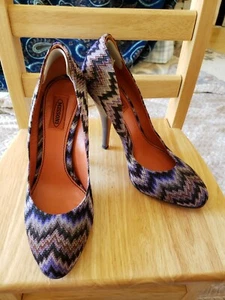 Zapato Missoni VIOLETA Mujer TACÓN BOMBA 4 PULGADAS. TALLA 40/10US - Imagen 1 de 12