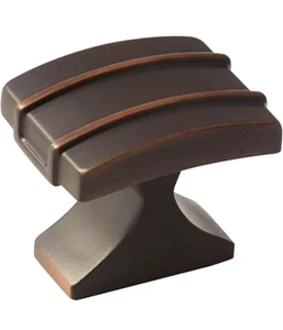 5 Pack Amerock Renown 1-1/4 Inch Mushroom Cabinet/Drawer Knobs - Oil Bronze, L3 - Picture 1 of 3