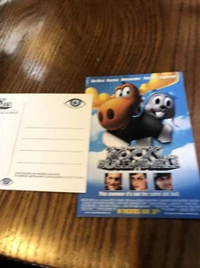 Postkarte Werbung Abenteuer Rocky Bullwinkle - Bild 1 von 2